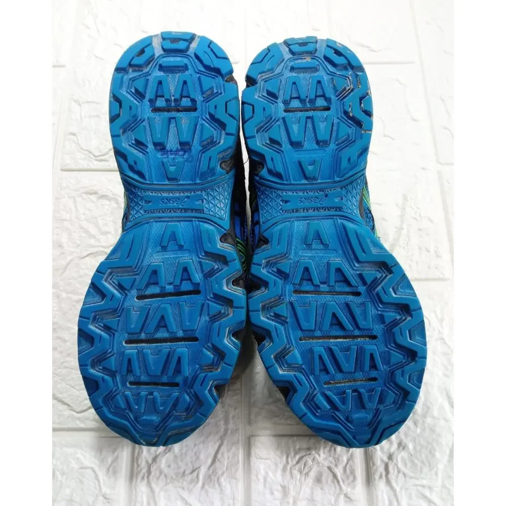 Asics Gel-Venture 6 GS 1014A077 Running Shoes Blue Green Trekking Size 4.5 Y